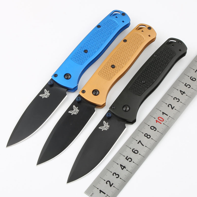 535户外折叠刀黑色镀钛刀片S30V铝合金露营荒野求生锋利EDC刀具