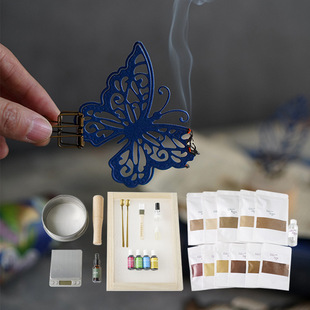 Xiangdao Xiangyi course supporting material kit fragrant mud flower paper fragrant beads signature incense card printing incense backflow incense