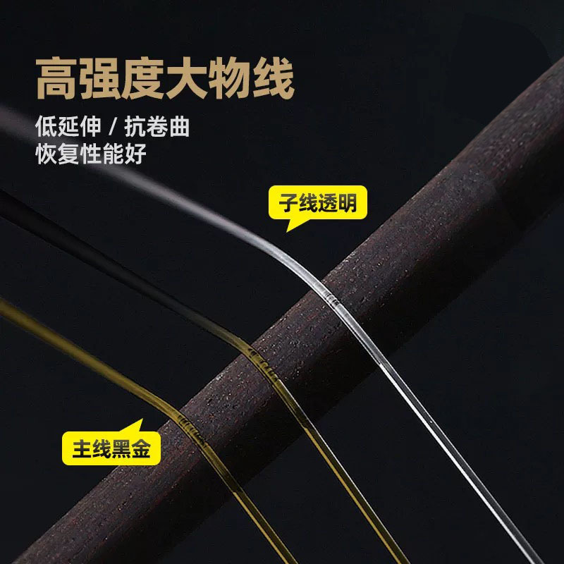 Q28大物线进口柔软耐磨超强拉力低延展标塘标坑青鱼巨物通用主线|undefined