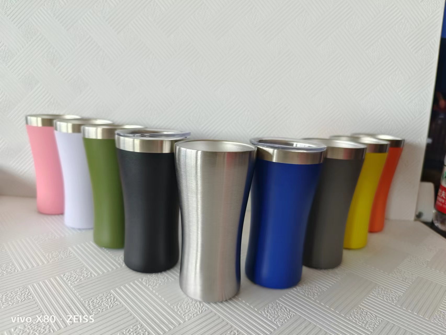 Comercio exterior nuevo acero inoxidable 6OZ taza de aislamiento de doble capa taza de vino portable taza de automóvil taza de bolsillo fábrica suministro directo