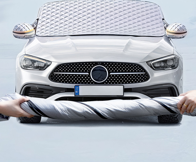 Car Front Windshield Anti-Freeze Cover, Winter Snow Cover, Anti-Frost, Snow-Proof Windshield, Car Cover, Sunshade