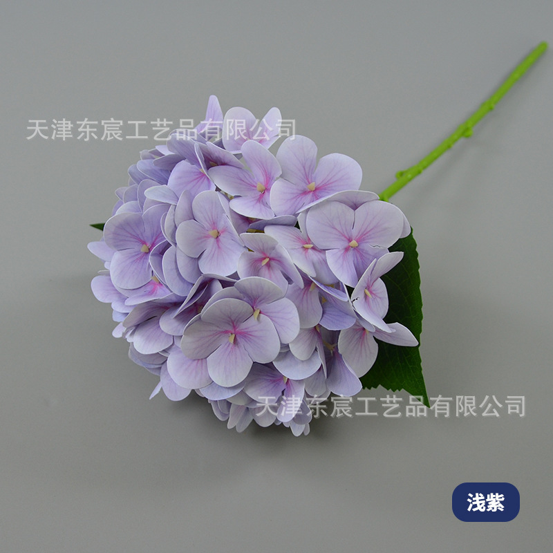 単枝72頭のフィルムのアジサイのシミュレーションの花の卸売りの大型の園芸の滝の装飾の形の偽の花の3dフィルムのアジサイ|undefined