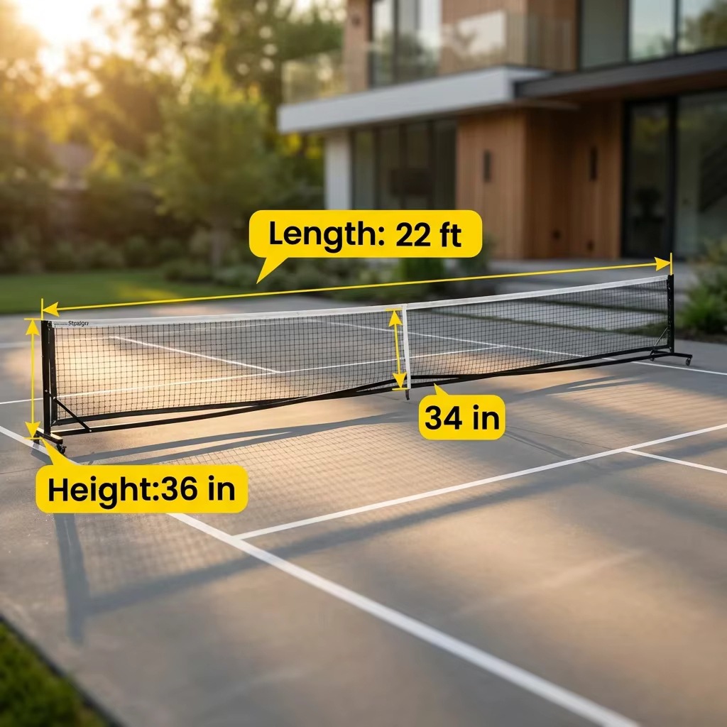 The Peak Portable Net Is Easy to Install and Is Suitable for Use in the Backyard, with Wheels That Make It Durable and Portable