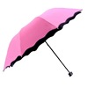 Umbrella wind -shielding rain, rain -resistant and colorful umbrella women's thickened sunscreen umbrella anti -ultraviolet flowing three % off umbrella