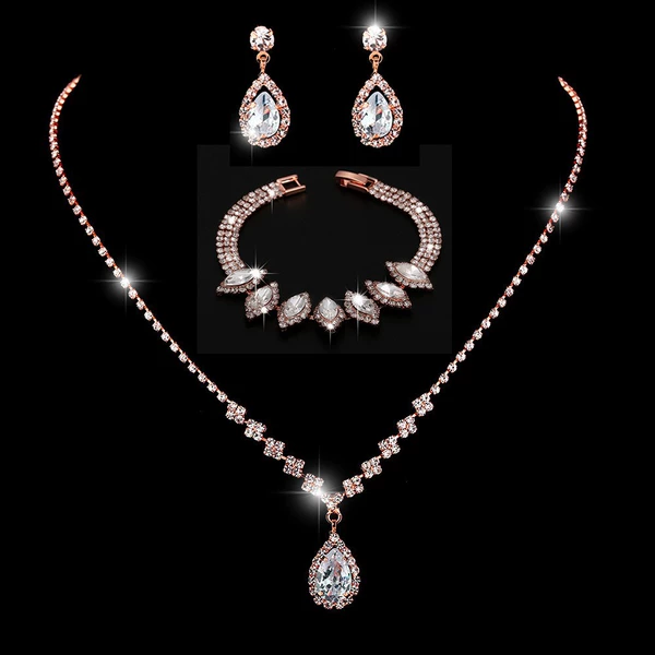 463+600 rose gold three -piece set