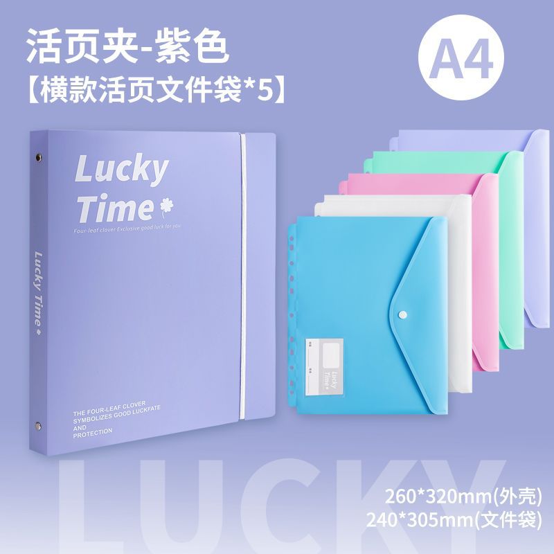 Fábrica directa A4 papel de prueba herramienta de almacenamiento de archivos de hoja de papel de prueba de alto valor de cara bolsa de almacenamiento para estudiantes