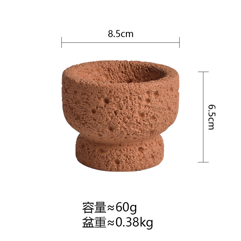 クロスボーダーセメントスペーステクスチャアロマセラピーキャンドルカップ diy キャンドル空カップディフューザー石無火フレグランス容器装飾品|undefined