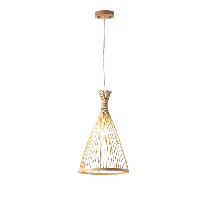 Candelabro de restaurante, salón de té de bambú, personalidad creativa Zen, simple, casa de familia de estilo japonés, sala de estar, candelabro de bambú