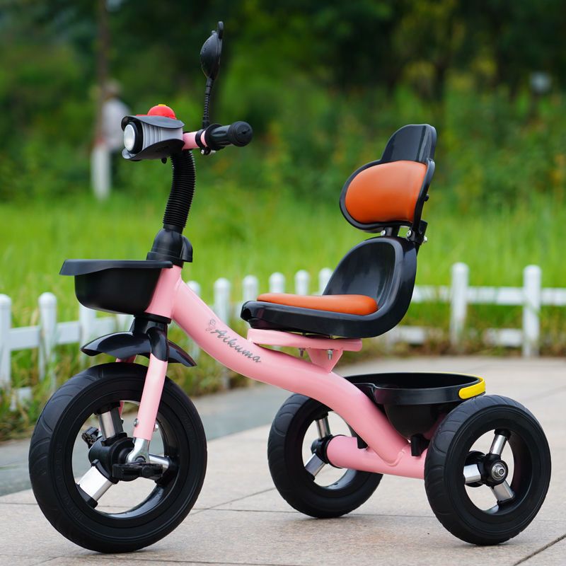 Children's Tricycle Pedal Bicycle 1-2 Years Old 3 Toddlers Baby Lightweight Baby Stroller Large Size