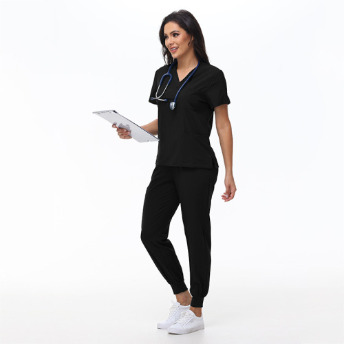 Amazon V-neck Short-sleeve Nursing Uniform for Men and Women, Skin Management Handwashing Gown, Operating Room Isolation Suit, Work Uniform Set