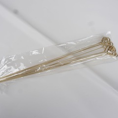 金屬花束卡片夾卡插花插杆 金色 插簽賀卡夾子開業花籃乾花店資材