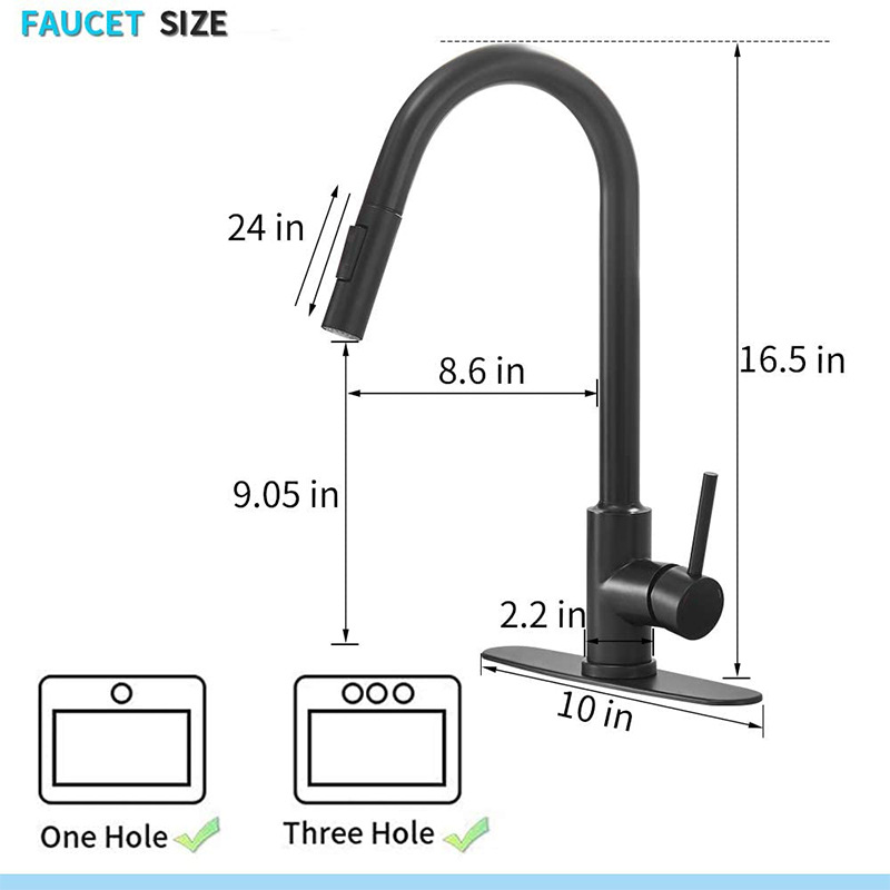 Smart touch 304 stainless steel kitchen hot and cold water faucet induction stretch anti-splash faucet dishwasher undefined