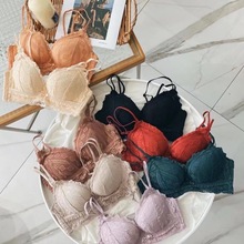 6737网红卡士馒头杯加厚小胸4公分细肩带美背多种穿法文胸内衣套