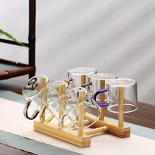 天然楠竹碟子竹沥水架盘子架碗碟架厨房用隔热垫收纳架置物架杯架