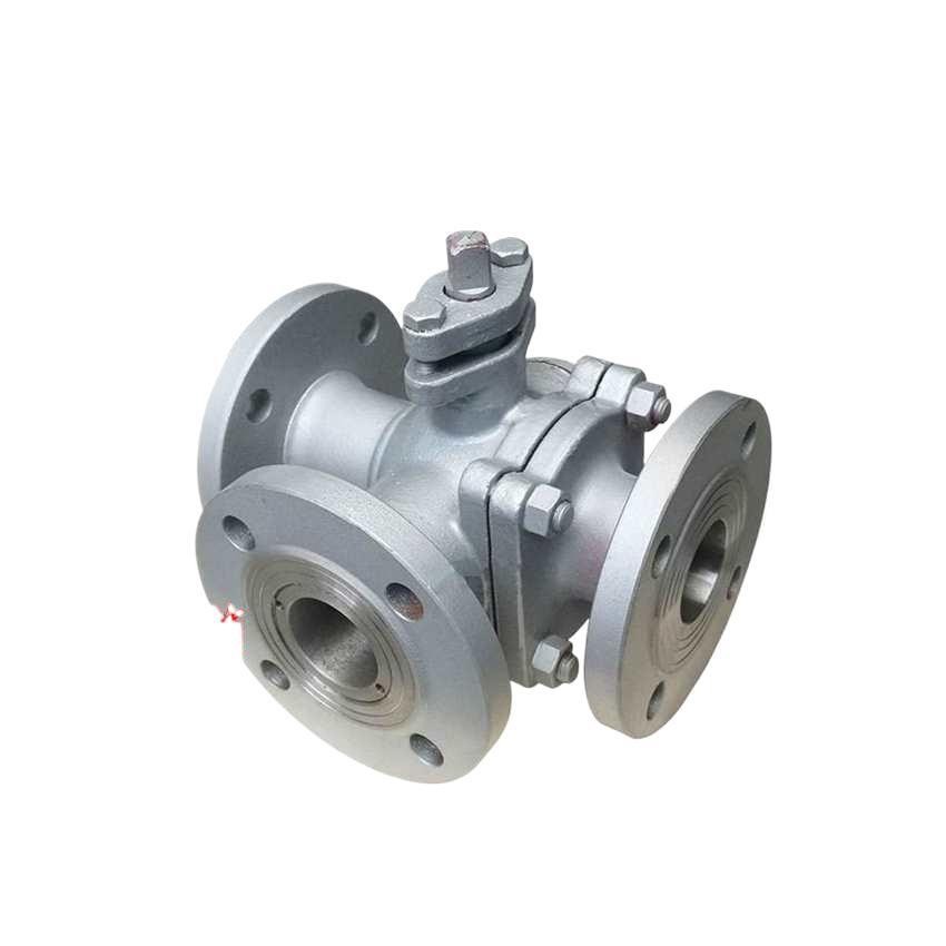 精工沪工名工阀门Q44F-16CL型碳钢三通球阀