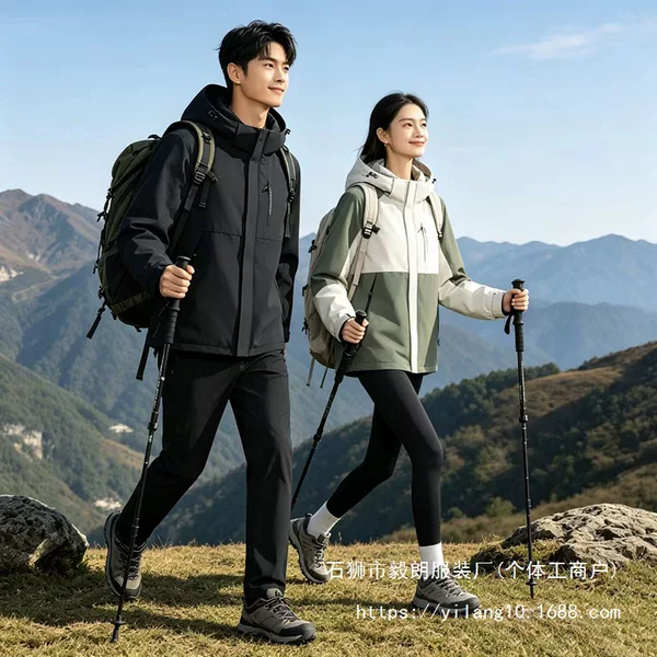 2026 new style graphite cotton jacket, windbreaker, couple's color-block casual sports outdoor warm jacket