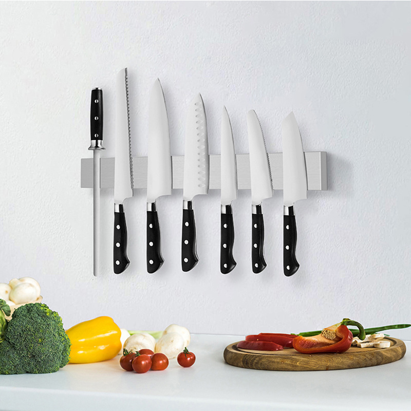 Heke 304 cuchillo magnético de acero inoxidable cuchillo de cocina cuchillo de almacenamiento magnético rack de cocina de acero inoxidable cuchillo magnético titular