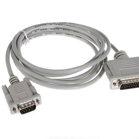 DB25PIN转DB9PIN连接线 电脑打印机周边线材1M音响线转接头