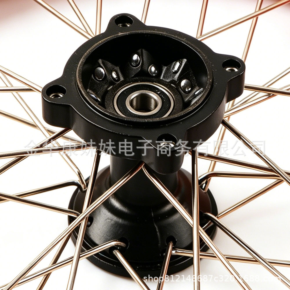 Off-Road Motorcycle Front Wheel Orange 60/10014 C Butterfly, Suitable for Off-Road Electric Motorcycles, Off-Road Motorcycles