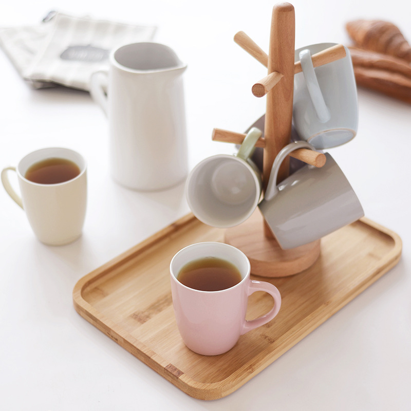 〖Taza fresca nórdica 〗 Taza de pareja Taza de alto valor para mujer Juego de taza de agua para hospitalidad doméstica Taza de cerámica