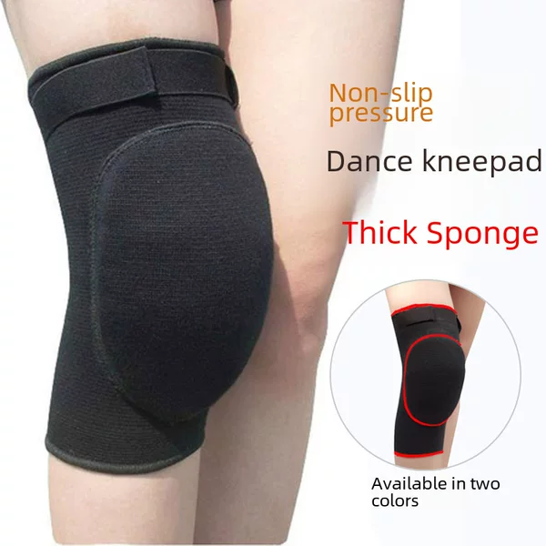 Dance Sponge Knee Pads for Basketball, Football, Goalkeeper, Compression, Anti-Slip, Anti-Fall, Kneeling Protection, Thickened Shock Absorption