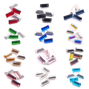 New Hot-selling Nail Art Net Red Pointed Special-shaped Diamond Nail Art Diamond Strip Diamond AB Color Diy Nail Sticker Nail Art Jewelry