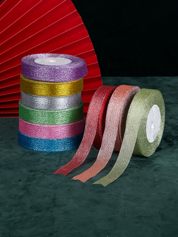 Caja de pastel ancho de cinta de 2 cm flor de seda ramo de flores cinta de regalo de cumpleaños decoración de embalaje cinta de cinta de cinta roja