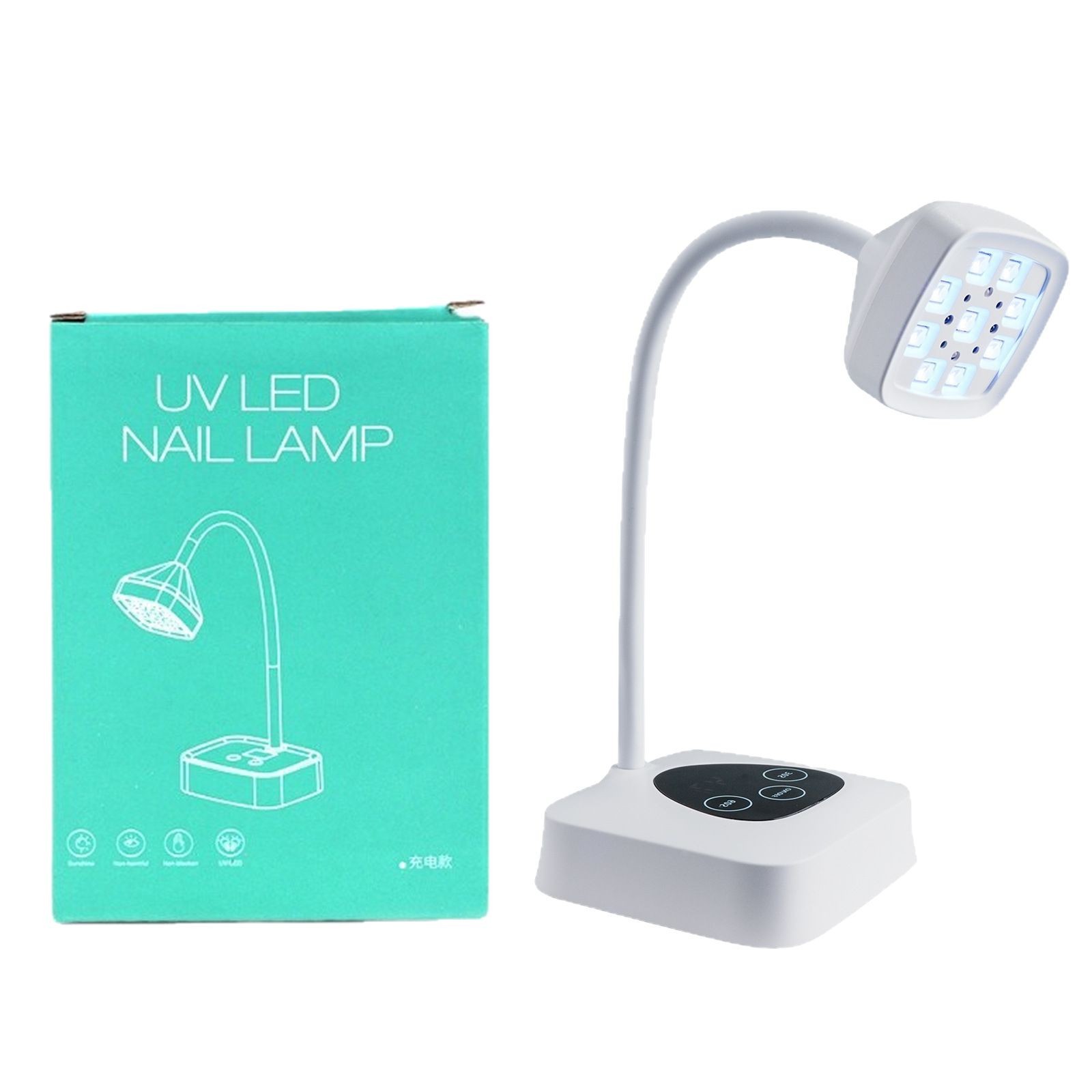 Nuevo almacenamiento de escritorio manicuría pantalla táctil Lámpara de loto no negro mano seca rápida inducción horneado lámpara de placa de uñas lámpara de fototerapia de uñas