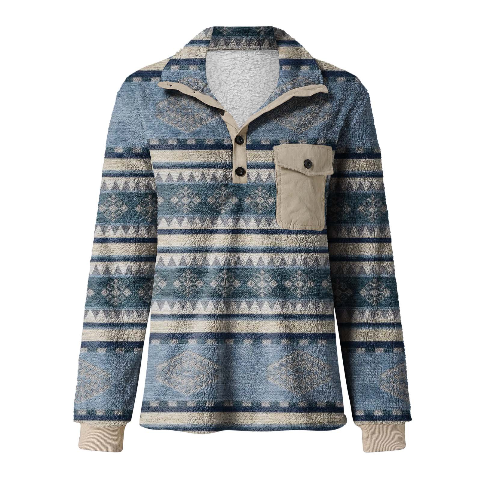 2021 Autumn/Winter New Men's Checkered Double sided Cardigan Sweater Fashion Plush jacket_voghion.com