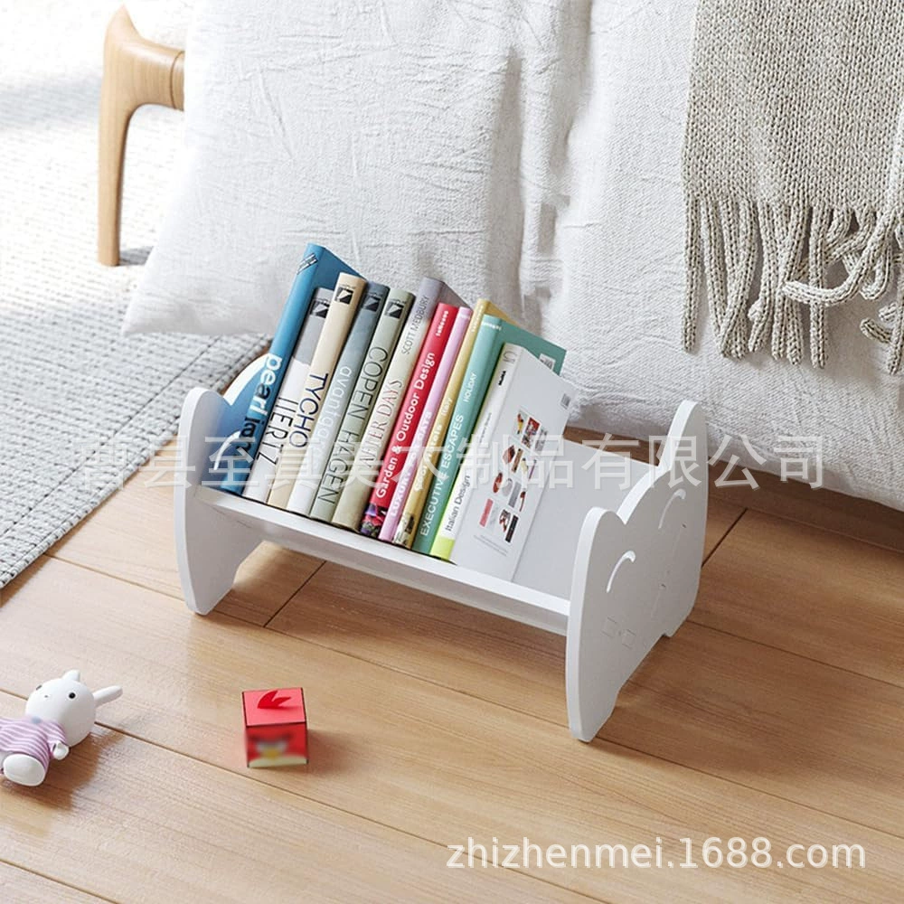 Офисная стойка для отделки стола Простая полка для хранения книг Простая небольшая полка для хранения книг