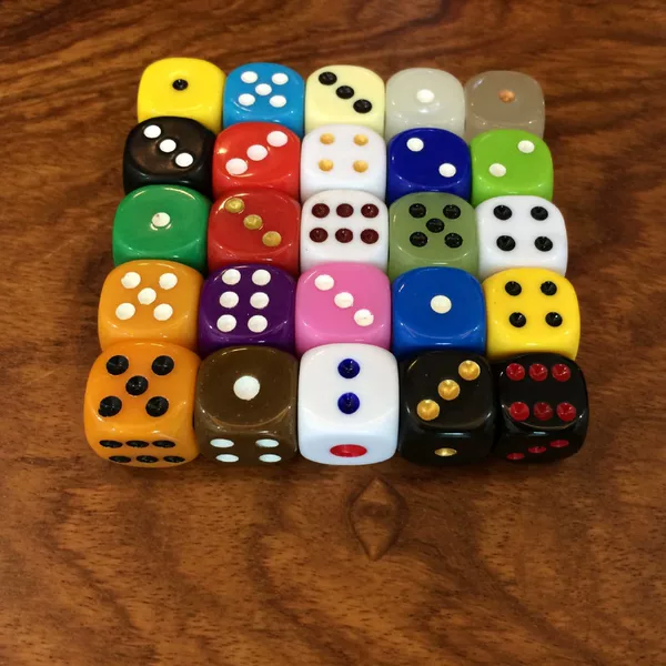 16mm rounded small one color solid color dice 16# export color dice