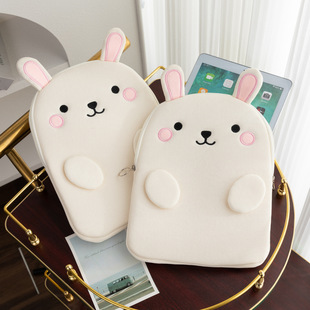 Apple Notebook Protective Cover Cartoon Embroidered Rabbit Tablet Bag iPad Liner Bag 11inch 13inch