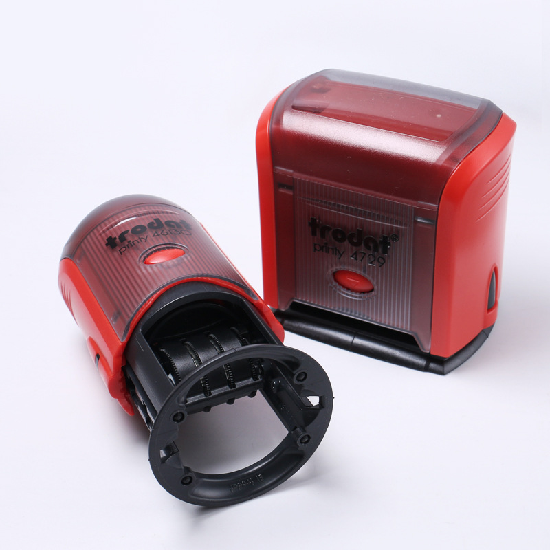 Zhuoda fecha texto tinta sello Flip sello 46125 Zhuoda tinta fecha sello material al por mayor