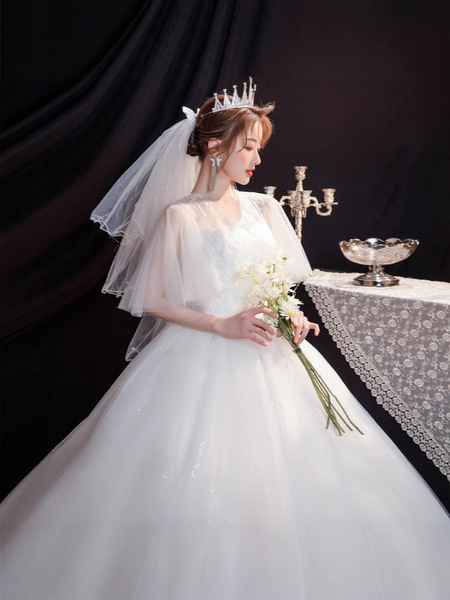 Main wedding dress for women 2025 new bride lace super fairy dreamy…