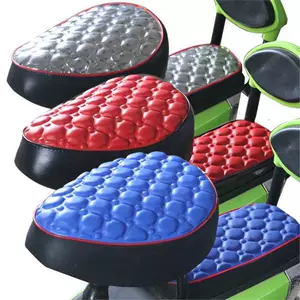 Electric Vehicle Seat Cushion Cover Leather Sun Protection Breathable Battery Vehicle Waterproof Anti-Slip Seat Cushion Cover Bicycle Universal Seat Cushion Cover