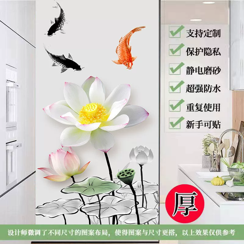 Glass window stickers, electric matte sticker, transparent protective underware