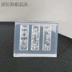 高透明ネイルアートシリコーンモールドレース DIY 花チューリップ蝶ネイルジュエリーネイルアート装飾モールド