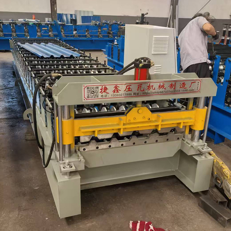 Single-Layer 840900 Tile Press Machine, Color Steel Tile Forming Machine, Wall Panel, Roof Tile Forming Machine, Fully Automatic Color Steel Tile Pressing Equipment