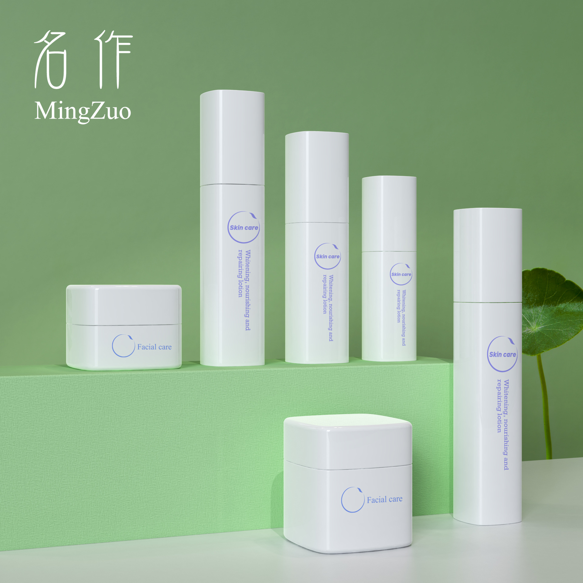 现货30ml60ml四方细雾补水喷雾瓶子30/50g方形发膜膏霜瓶爽肤水瓶