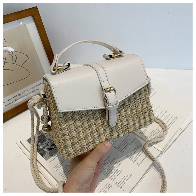 Korean Mini Casual Contrast Color Messenger Box Handbag Wholesale Nihaojewelry display picture 78