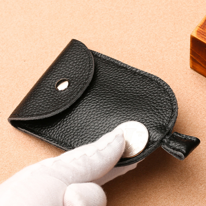 Leather multi-functional key bag, pull-out, mini, small, simple key case, large capacity, unisex, universal car key holder