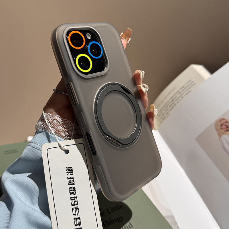 新款磁吸支架适用苹果16Promax手机壳透明iphone15Pro手机套14壳|undefined