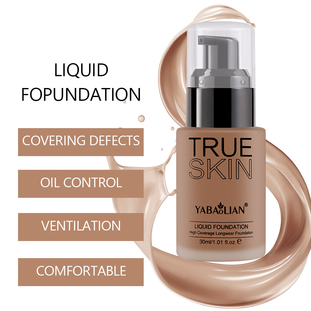 Bestseller Wholesale YABAOLIAN Foundation Liquid Skin Tone Correction Moisturizing Lightweight Concealer_voghion.com