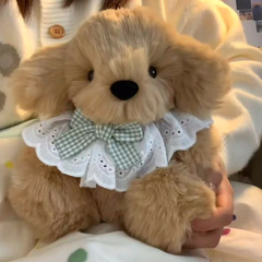 手作業で録音した金毛diy人形の材料は犬人形のアイデアを包んでいます。