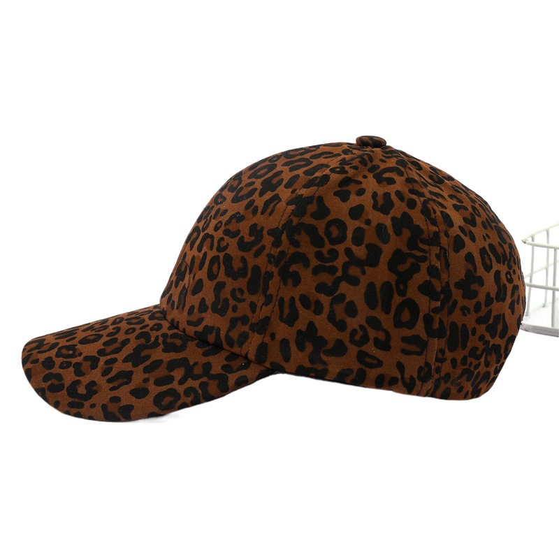 Nuevo artístico retro leopardo impresión gorra de béisbol moda hombres y mujeres casual sombrero para el sol al aire libre versátil casquillo