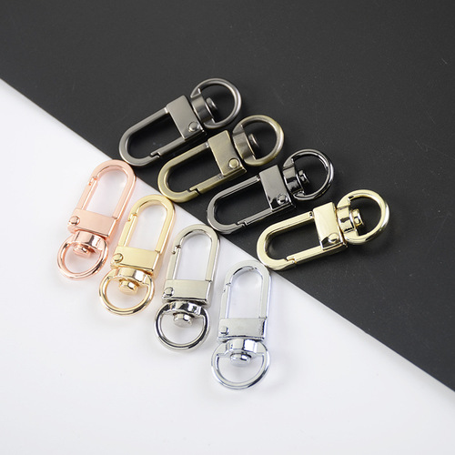Manufacturer wholesale puppy buckle spring keychain creative gift luggage buckle hardware accessories gift bag hook buckle