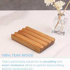 器装饰木设计托盘海绵波浪木质肥皂肥皂木制架淋浴架保存沐浴皂