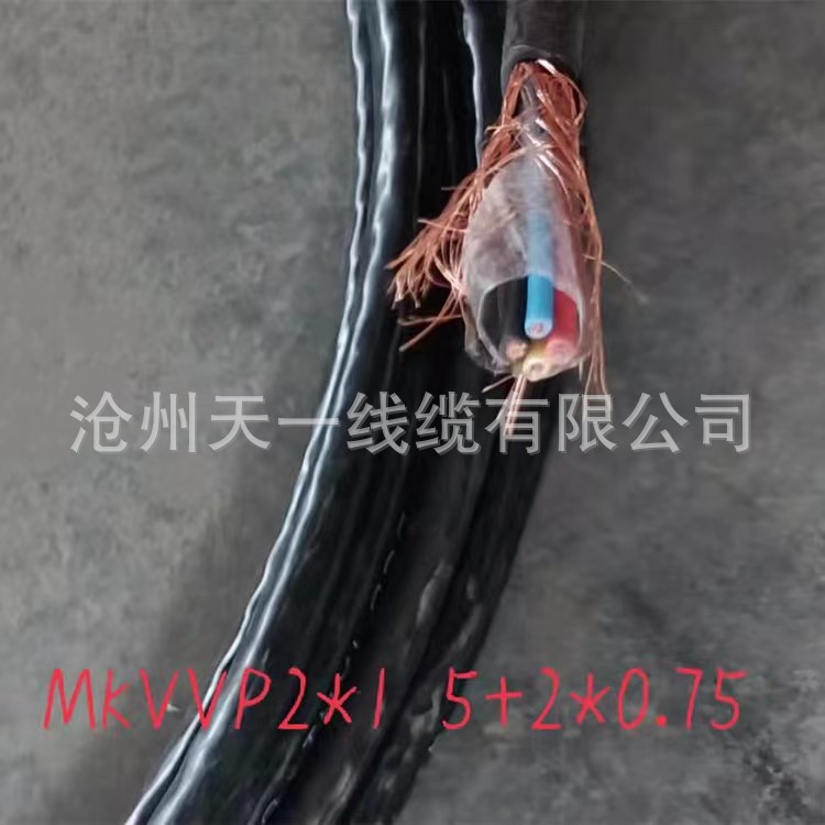 煤矿用阻燃控制屏蔽电缆  MKVVP-450/750  12*0.75   煤安证齐全