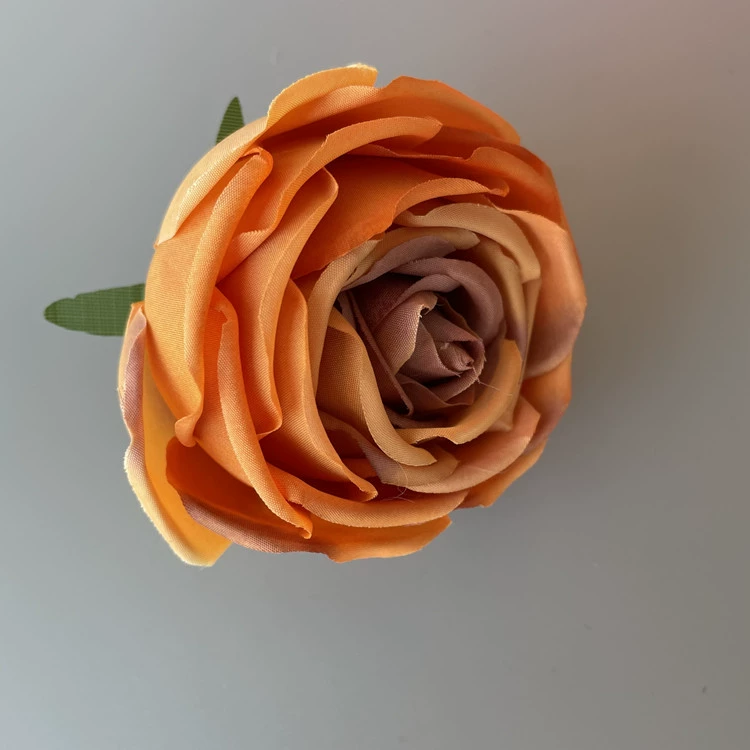  handmade simulation rose head wedding fake rose plant wall DIY rose simulation flower wholesale