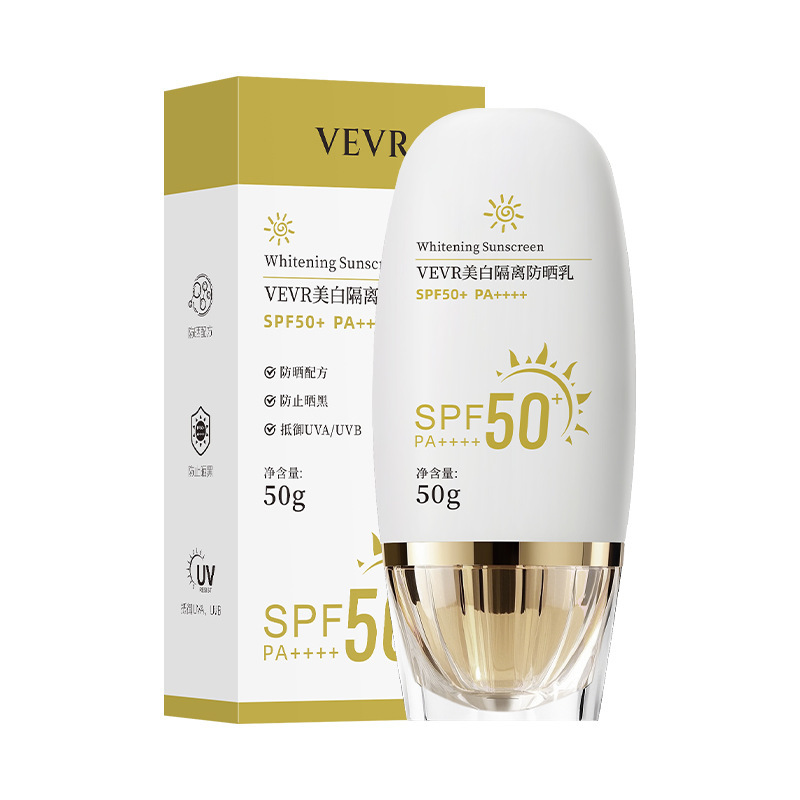 Vevr Whitening Isolation Sunscreen Lotion Waterproof, Sweat-Proof and ...